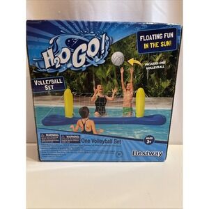 Floating Volleyball Set Includes Volleyball 8' x 25" Pool Lake Summer Game New